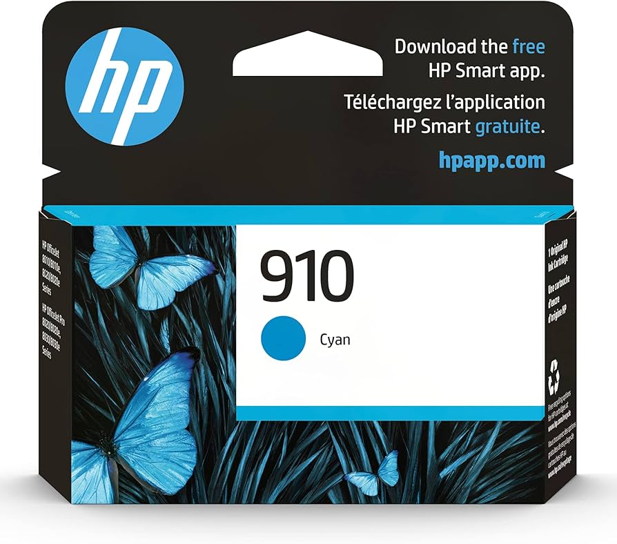 cartucho hp 910 cyan
